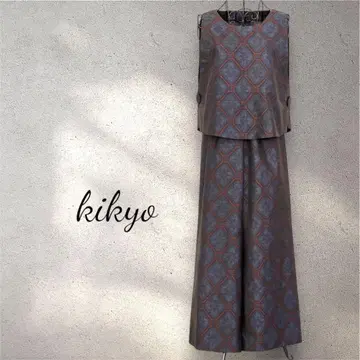 기모노 리메이크 오시마 명주 팬츠 셋업