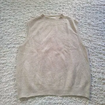 MORRIS & SONS 영국제 크루넥 베스트 3 오트밀