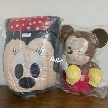 새상품 Disney 디즈니 미키 미니 봉제 인형 쿠션 2개