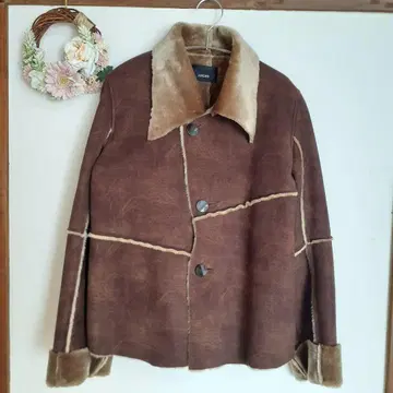 새상품급 MB LUCAS 페이크 무스탕 자켓 코트 아우터