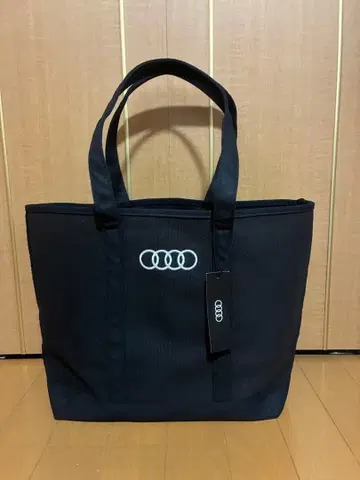 AUDI 캔버스 토트백 블랙 L 사이즈
