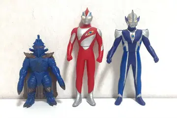 울트라맨 시리즈 소프트 비닐 3체 세트