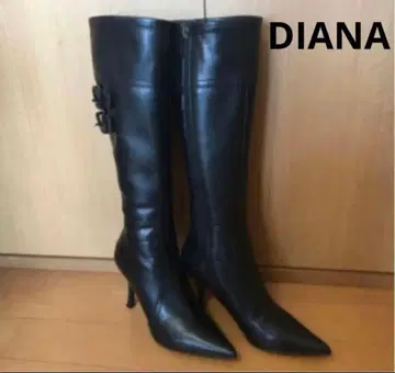 DIANA 다이애나 롱 부츠 블랙 22cm