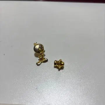 워너 브라더스 트위티 골드 핀 배지 빈티지 1992년제