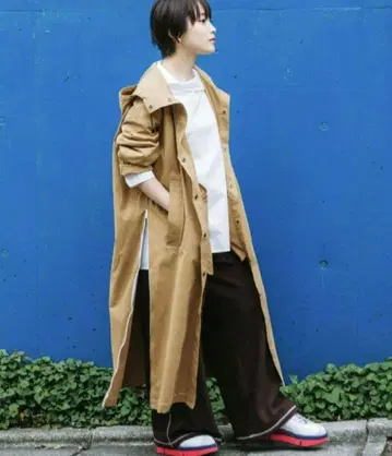 haco! 타카하시 아이 후디 롱 블루종 펠리시모