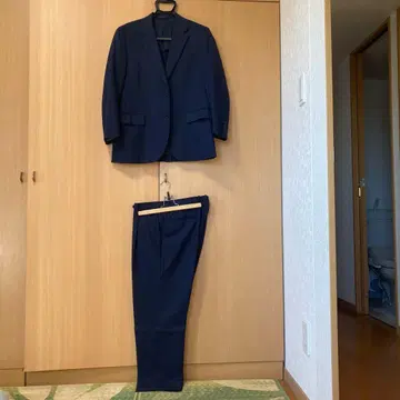 네이비 비즈니스 정장 상하의 세트
