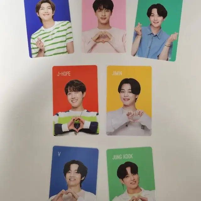 방탄소년단 bts 칠성사이다 포카 일괄