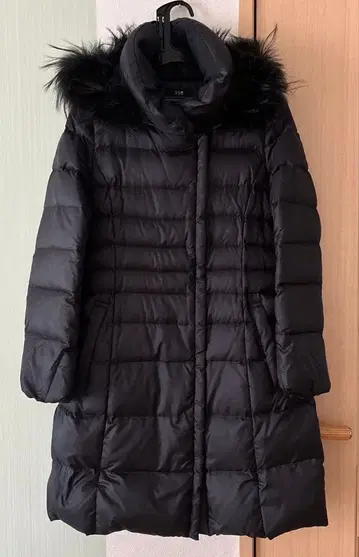 23구 롱 다운 코트 34 사이즈 블랙