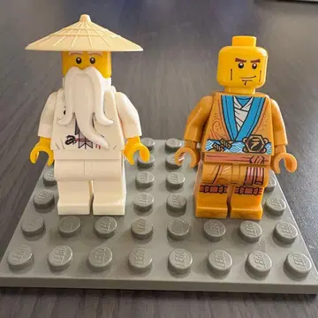 정품 LEGO 미니 피규어 닌자고 우 선생님 골든냐