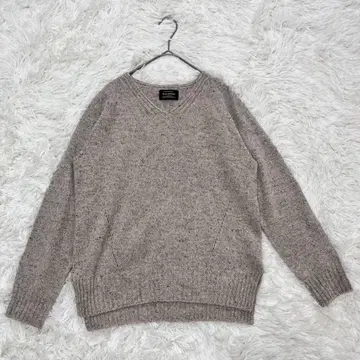 유나이티드 애로우즈 일본제 V넥 니트 그레이지