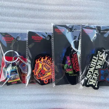 스트레인저 싱스 키링 4개 세트