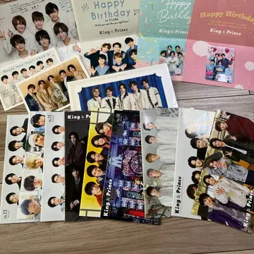 King & Prince 생일 연하장 외 뉴스레터 세트
