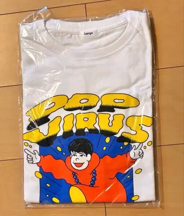 호시노 겐 POP VIRUS WORLD tour 반팔 T셔츠 화이트 L