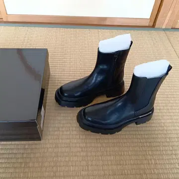 블랙 사이드 고어 부츠 23.5cm 미사용 무료배송