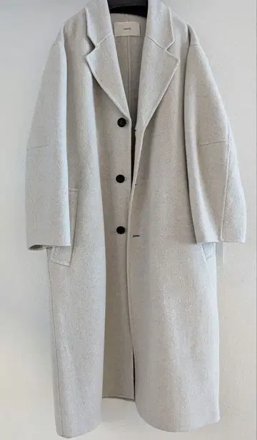 TODAYFUL 라이트 그레이 롱 코트