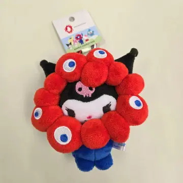 산리오 쿠로미 미야쿠미야쿠 EXPO2025 카라비너 포함 봉제 인형