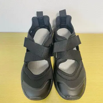 블랙 무인양품 스니커즈 샌들 24.0