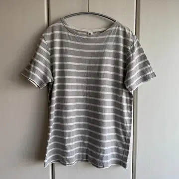 MHL. MHL 보더T셔츠 M 그레이 x 화이트