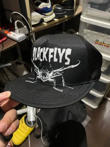 BLACKFLYS 스컬 거미 캡