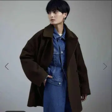 SALON adam et rope MANTECO 울 P 코트 금기 완판템