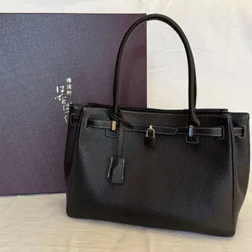 덴하마노 티어 핸드백 블랙