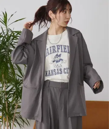 오버 사이즈 테일러드 자켓