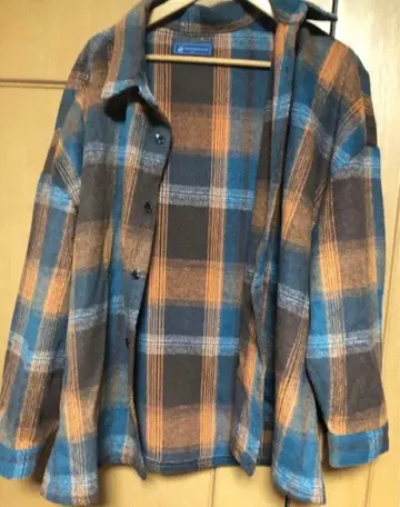 비벌리힐스 폴로 클럽 아우터 오렌지 체크