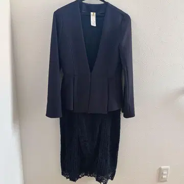 루일 에 부티크 레이시 원피스 셋업 수트 네이비 9호