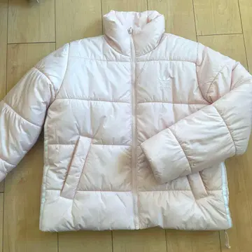 아디다스 다운 자켓 퍼 자켓 핑크