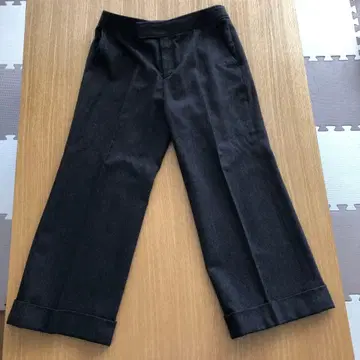 서브 스트리트 SABSTREET 팬츠 울 브라운 38