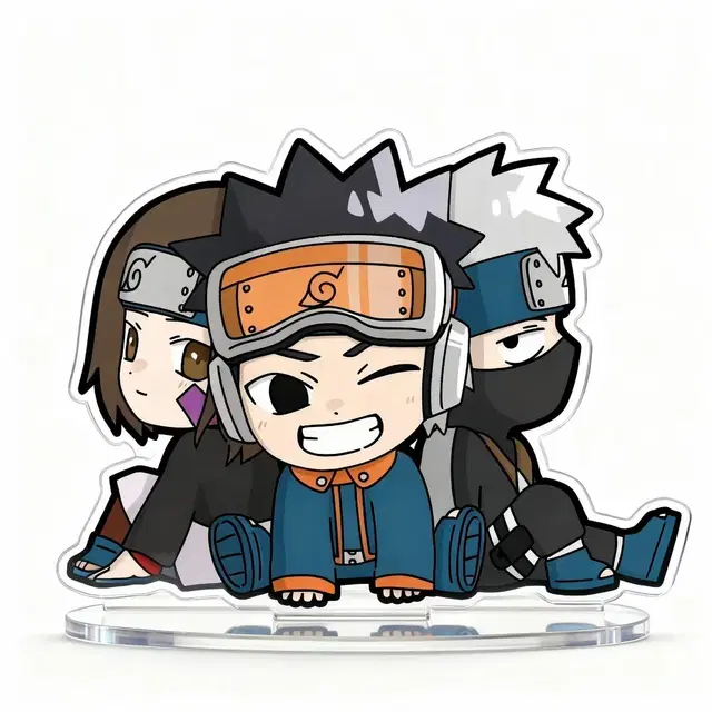 나루토 오비토 린 카카시 아크릴 스탠드 (or 키링) 비공식 굿즈