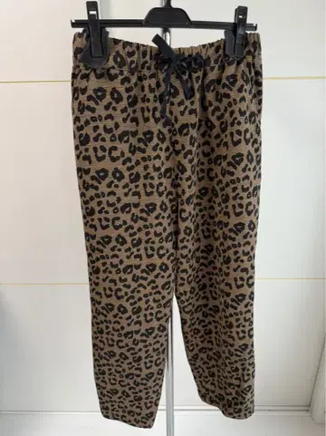 melange 메주 레오파드 무늬 캐주얼 팬츠