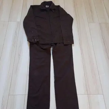 Dickies 상하 작업복 브라운 자켓 팬츠 세트