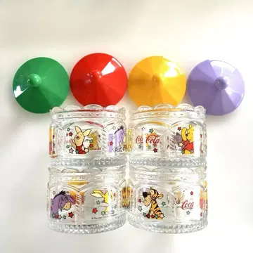 위니 더 푸 유리 보존 용기 세트