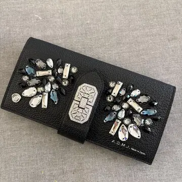 [ 새상품-미사용 ] ADMJ 모차르트 아르데코 지갑 블랙 완판템