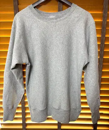 USA 무지 Champion Reverse Weave XL 그레이