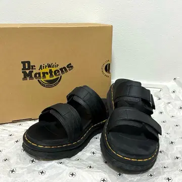 닥터마틴 틸튼 스트랩 샌들 가죽 블랙 UK8