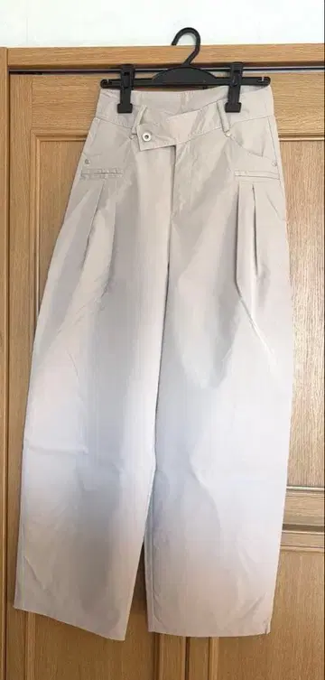 willfully 베이지 와이드 팬츠