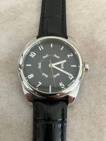 가격 인하 작동 돌체&가바나 QZ 블랙 다이얼 남성용 QZ 손목시계