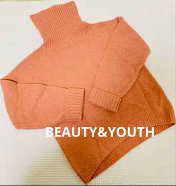 BEAUTY UNITED 핑크 터틀넥 스웨터