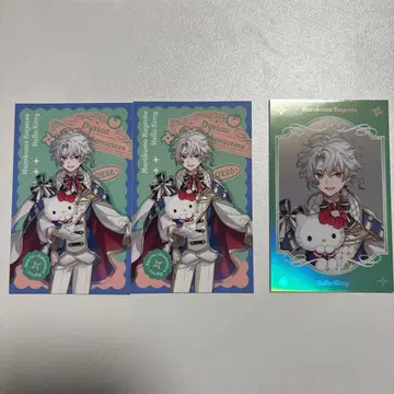 무라쿠모 카게츠 랜덤 사진풍 카드 3장 세트 Dytica x 산리오 레어