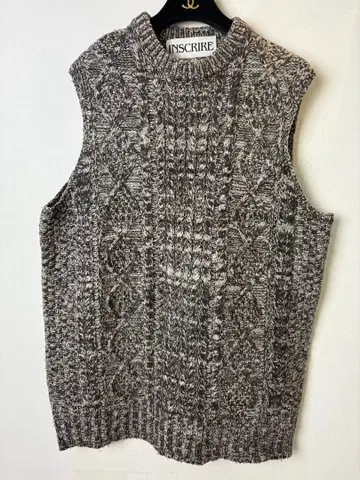 INSCRIRE 케이블 니트 베스트