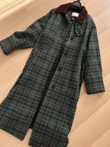 simplicite 체크 코트