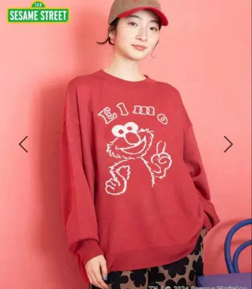 니코앤드 세서미 스트릿 콜라보 니트