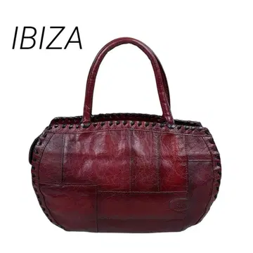 IBIZA 이비자 핸드백 패치워크 가죽