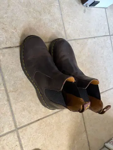 닥터마틴 사이드 고어 부츠