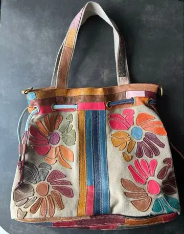 컬러풀 꽃무늬 토트백 숄더백 세련된 유즈드