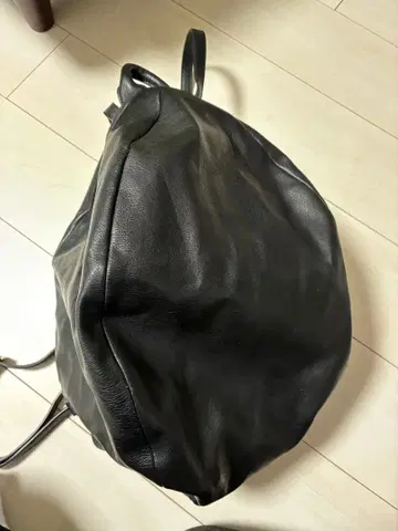 n'OrLABEL 백팩 블랙 인조 가죽