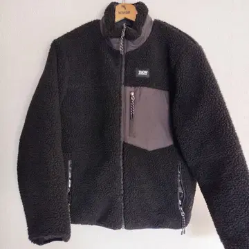 TAION 리버서블 보아 다운 자켓 블랙