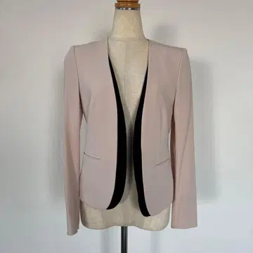 BEIGE 베이지 CINDY 더블 컬러 노카라 자켓